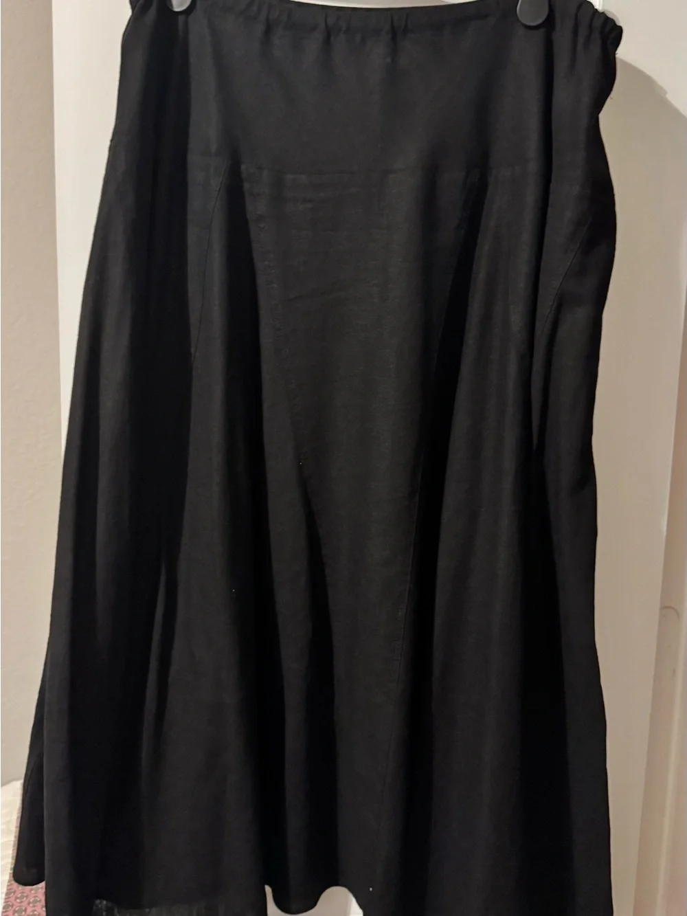 Peter Nygard Black A-Line Skirt